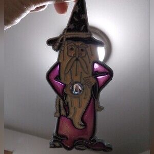 Vintage Wizard Sun Catcher metal